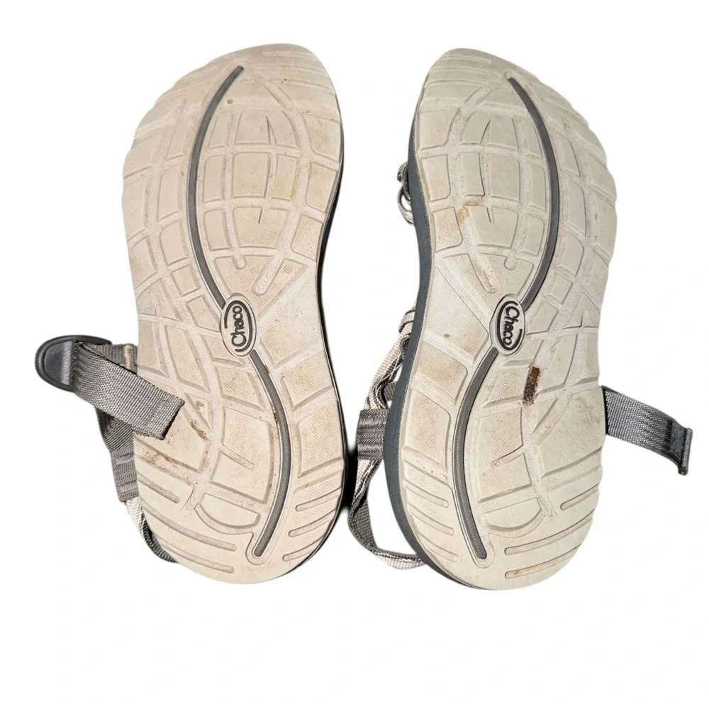 Chaco ZX2 Classic Sandals Women’s 8 Gray Black Toe Loop Hiking Outdoor